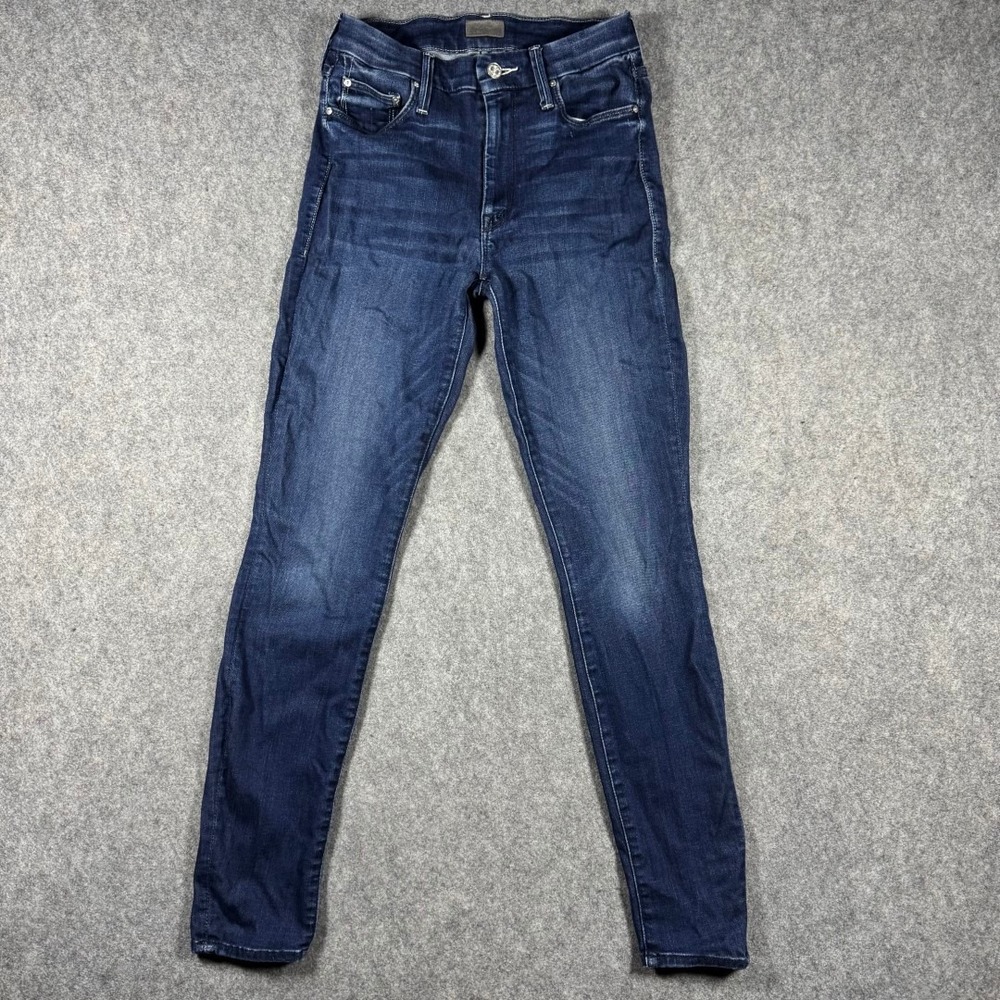 Mother The Looker Skinny Jeans Tongue And Chic Dark‎ Wash High Rise Size 26x29